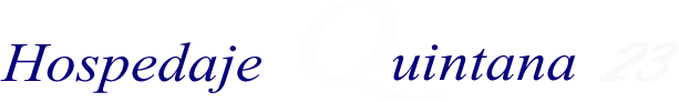 Hospedaje Quintana 23